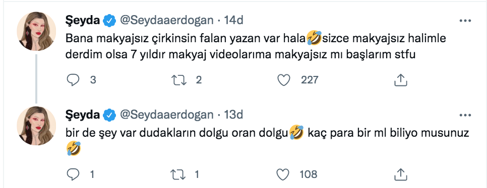 seyda erdogan makyajsiz haline elestirenlere yanit verdi